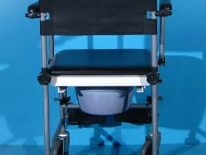 Scaun handicap cu wc si roti  (toaleta) handicap - garantie 12 luni — miniatura 6