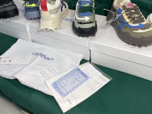 Adidasi Off White ODSY piele naturala Premium Full Box colectie noua — miniatura 7