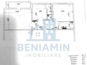 Spatiu comercial parter 2 camere intrare din strada 60mp — miniatura 4