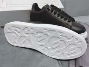 Adidasi Alexander Mcqueen full negri - piele naturala calitate top black full custom — miniatura 3