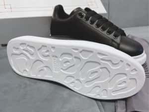 Adidasi Alexander Mcqueen full negri - piele naturala calitate top black full custom — miniatura 7