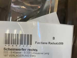 Far Faruri stânga dreapta Mercedes  W222 s klass — miniatura 2