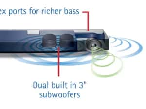 Yamaha YAS-103. Un soundbar fantastic. Subwoofere incorporate. — miniatura 2