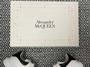 Adidasi Alexander Mcuqeen piele naturala — miniatura 10