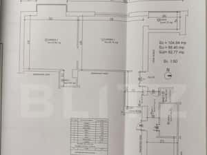 Apartament 2 camere, 88 mp, pretabil pentru birou, zona Central — miniatura 4
