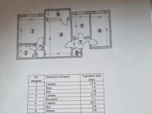 Tomis 3, apartament 3 camere, etaj 3, vanzari Constanta