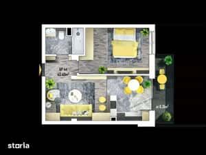 Apartament 2 camere — miniatura 6