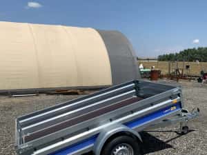 Remorcă 750 kg Vesta  25a 250x135x38cm cu Sasiu Sudast si Basculare — miniatura 5