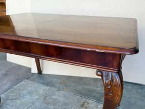 Masa Vintage Stil Florentin; Masa Extensibila cu blat 120x85 cm — miniatura 4