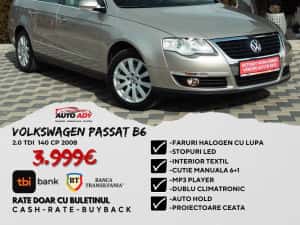 Volkswagen Passat B6 2.0 Tdi 196.000km Posibilitate RATE — miniatura 1