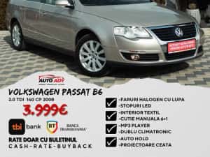 Volkswagen Passat B6 2.0 Tdi 196.000km Posibilitate RATE — miniatura 9