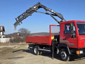 Man 7,5t - cu macara Hiab 045- km  132.ooo — miniatura 1