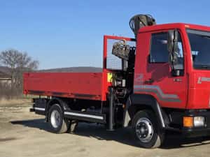 Man 7,5t - cu macara Hiab 045- km  132.ooo — miniatura 2