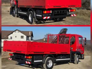 Man 7,5t - cu macara Hiab 045- km  132.ooo — miniatura 5
