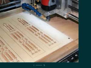 Frezare CNC sau laser in lemn, MDF, HDF, PAL, — miniatura 4