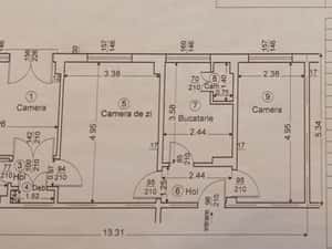 Apartament 3 camere, Ultracentral Mercur - 64500 euro — miniatura 4