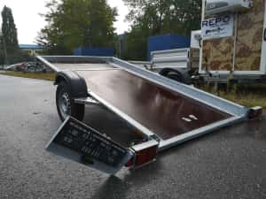 Remorcă basculabilă REPO 750kg – Nouă, Moto/ATV, Carte RAR + Nr. roșu — miniatura 7