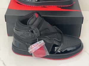 Air Jordan 1 Retro High Black/Black Noir Full Box Verificare Colet — miniatura 2
