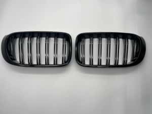 Grila dubla neagra compatibila BMW F25 X3 F26 X4 Facelift — miniatura 3