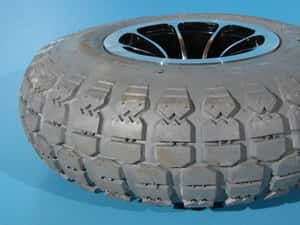 Roata cu cauciuc plin pentru Meyra Optimus 2 5.30/4.50-6 — miniatura 3