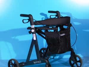 Cadru de mers cu roti din aluminiu — miniatura 3