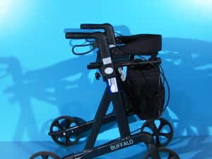 Cadru de mers cu roti din aluminiu — miniatura 4