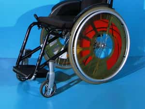 Scaun cu rotile activ din aluminiu — miniatura 1