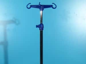 Suport perfuzii din inox cu 4 carlige  — miniatura 1