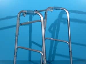 Cadru pentru mers cu 2 roti din aluminiu  — miniatura 9