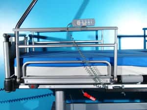 Pat electric spital pentru ingrijire pacienti cu patru sectiuni Volker — miniatura 2