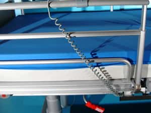 Pat electric spital pentru ingrijire pacienti cu patru sectiuni Volker — miniatura 4