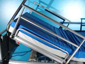 Pat electric spital pentru ingrijire pacienti cu patru sectiuni Volker — miniatura 5