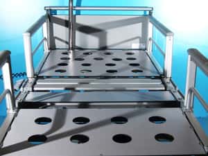 Pat electric spital pentru ingrijire pacienti cu patru sectiuni Volker — miniatura 8