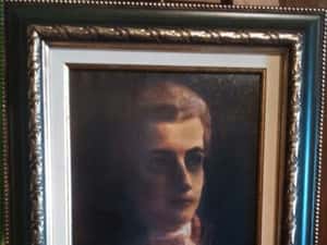 Tablou Pastel - Mozart - Autor Mihai C. Asan - Cadru Elegant